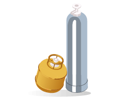 bonbonne de gaz