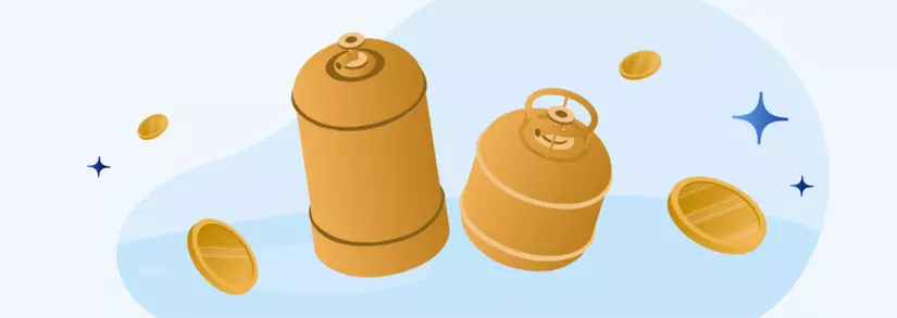 bonbonne de gaz