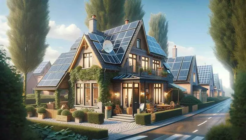 Zonnepanelen op huis