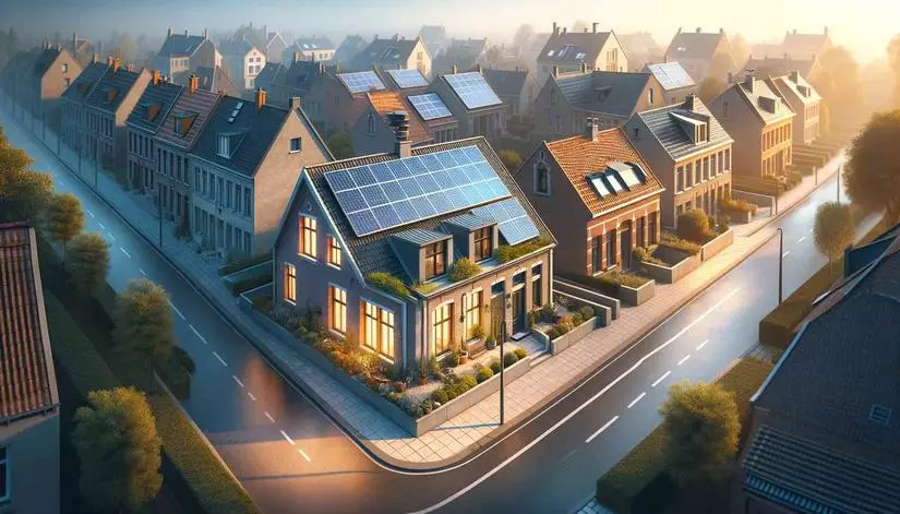 Zonnepanelen stroompanne